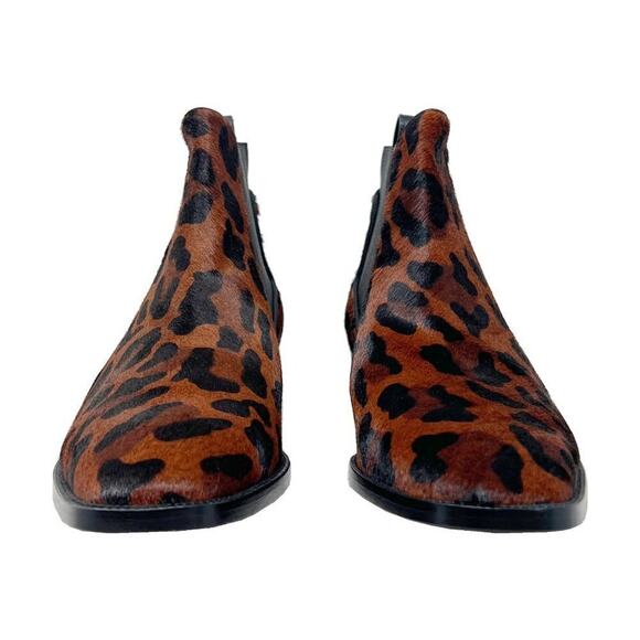 Christian Louboutin Marnmada 40 Chelsea Calf Hair Leopard Boots- Size 38.5 - Picture 4 of 10